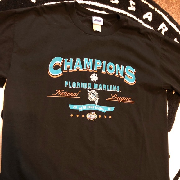 Vintage Florida Marlins 2003 NL Champions T-Shirt ⚾️ - Picture 2 of 4